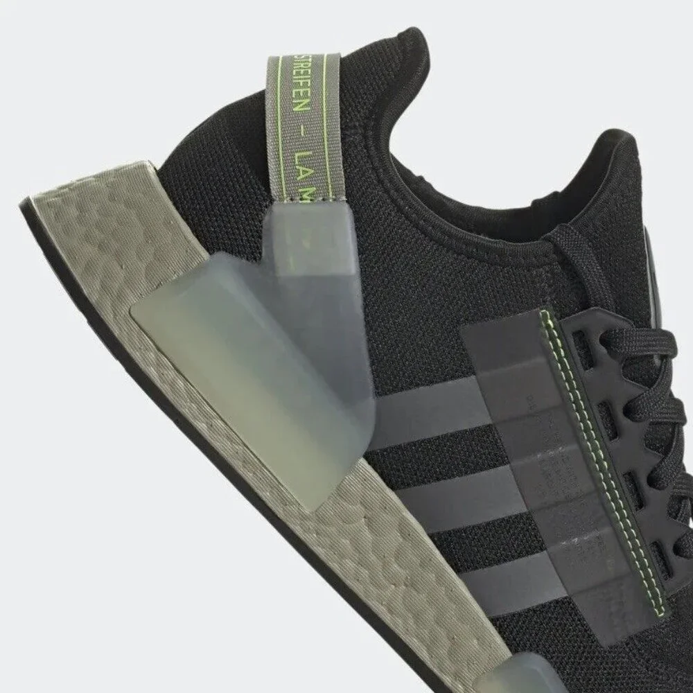 13M - [NEW] Men's adidas‎ NMD_R1 V2 Shoes Black GY6166